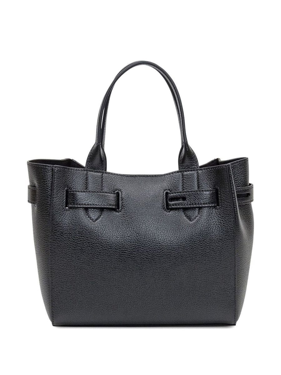 Top Handle Bag Audrey Black Leather Calfskin