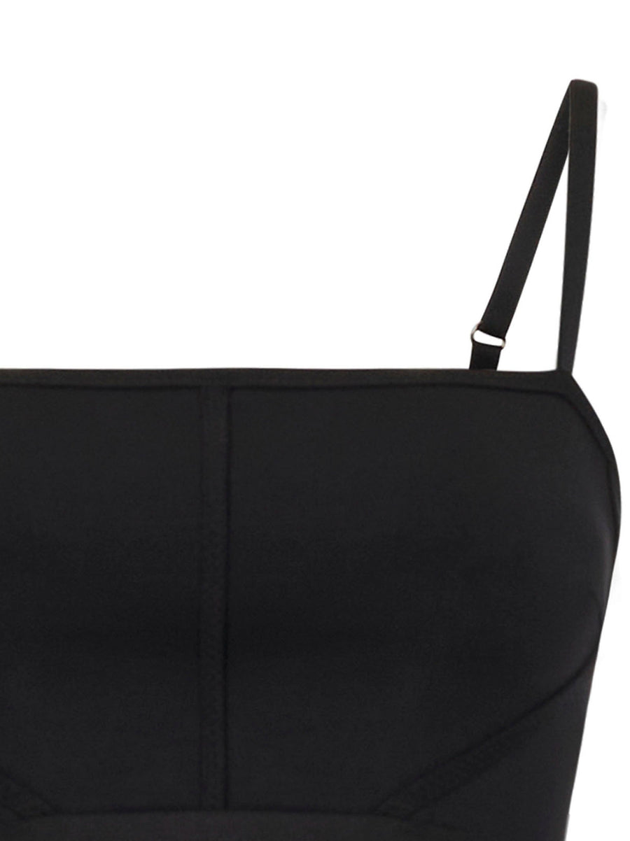 Crop Top Black Modal