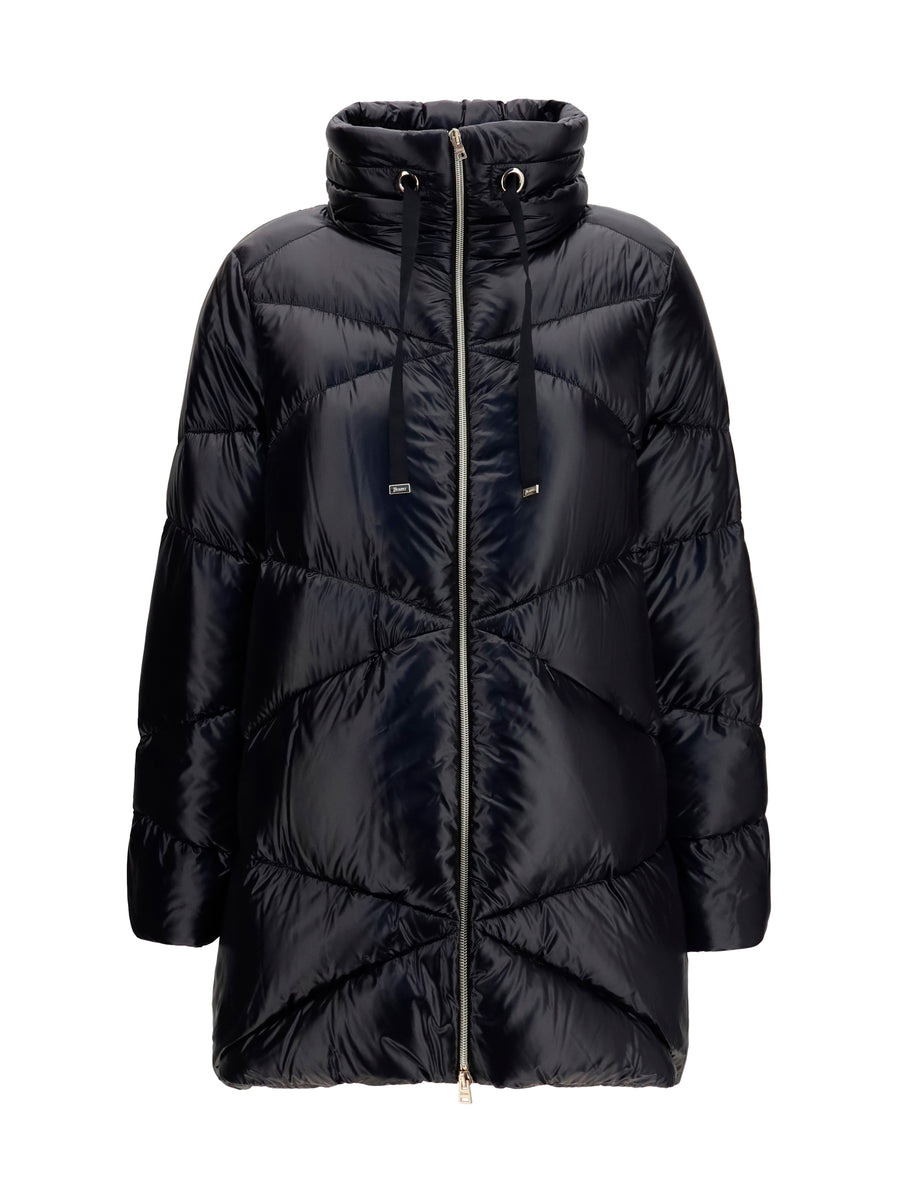 Herno 100% Polyamide down jacket in black