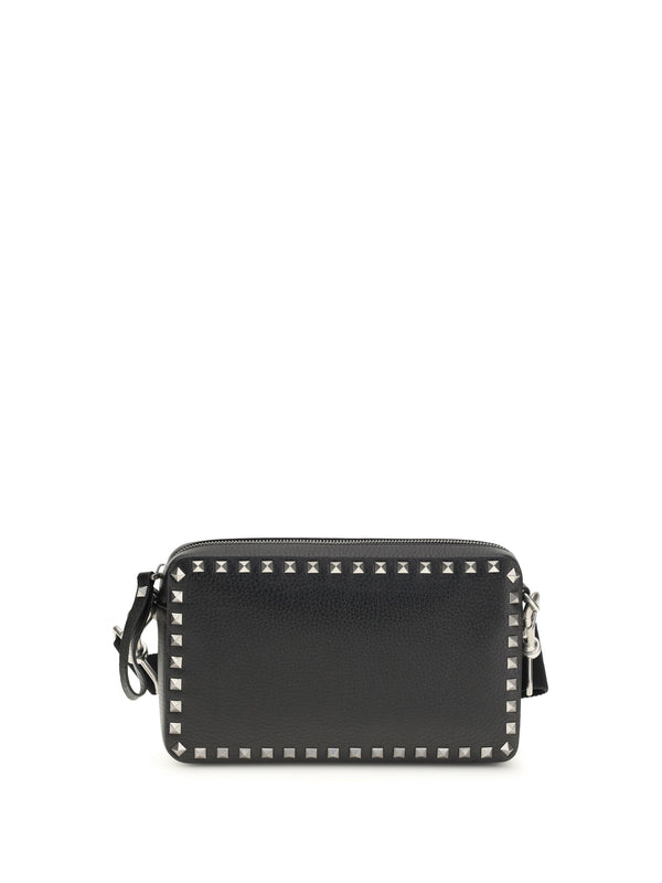 Valentino Garavani 100% Calf Leather (Bos Taurus) shoulder bag in black