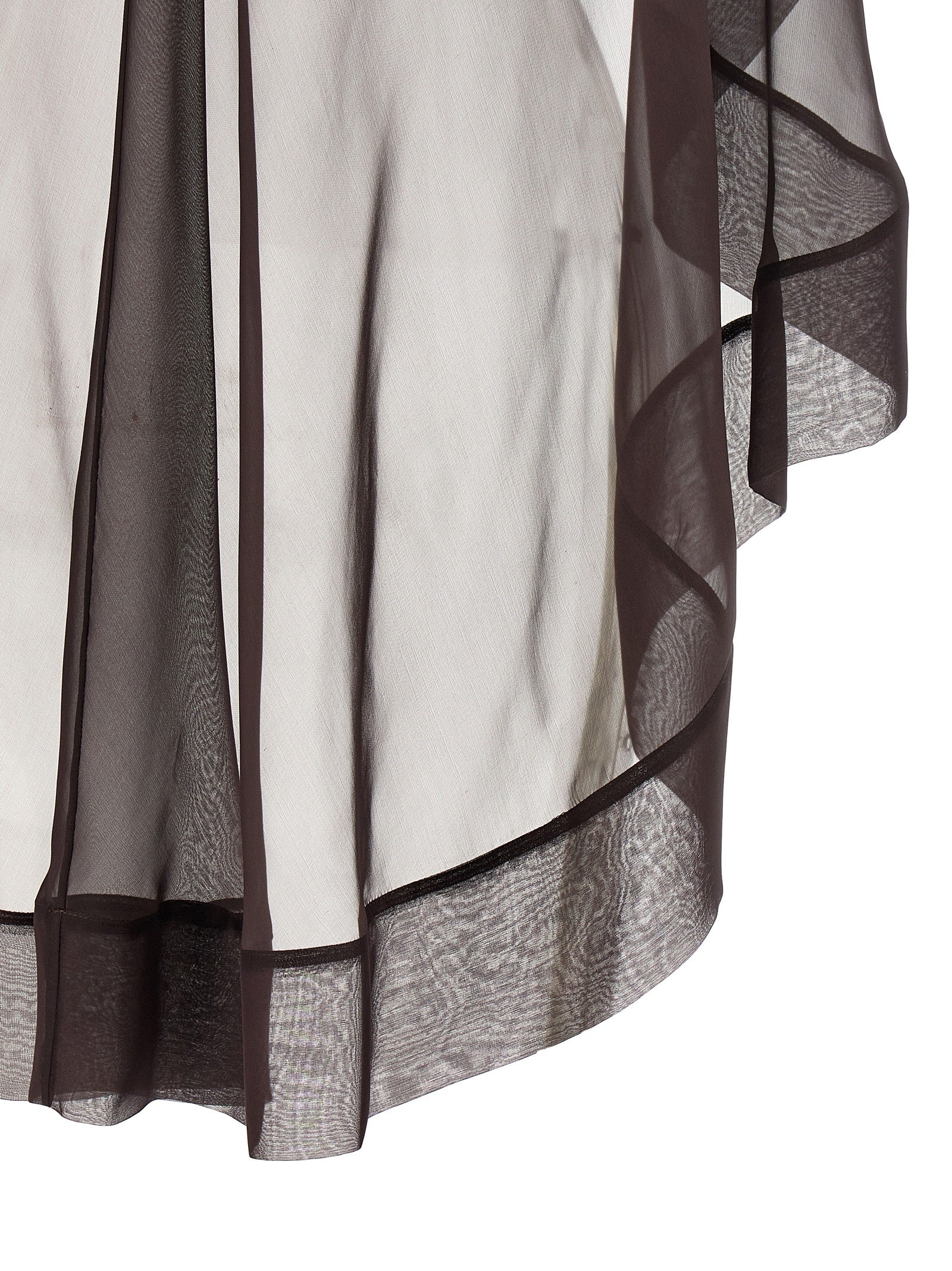 Chiffon scarf Brown Silk Scarves, Foulards