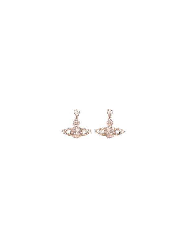 Balbina Earrings Platinum / Cream Pearl Brass