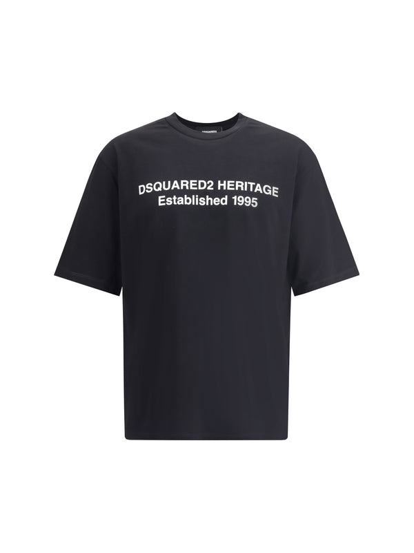Dsquared2 100% cotton t-shirt in black