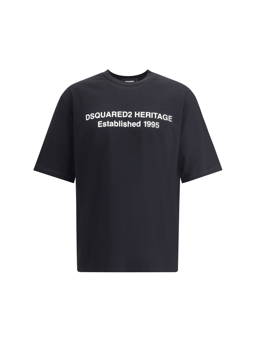 Dsquared2 100% cotton t-shirt in black