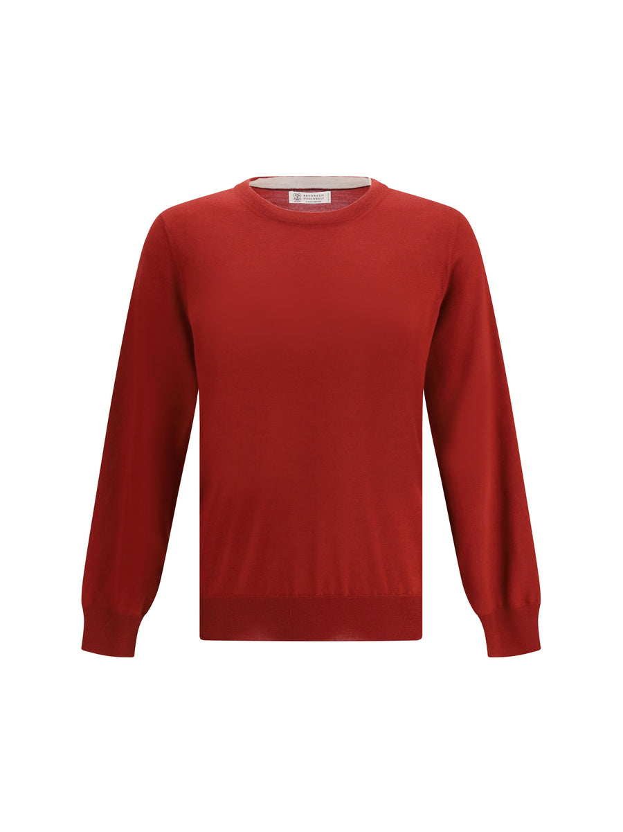 Sweater Virgin Wool Cherry-Mist Cherry/mist Fleece