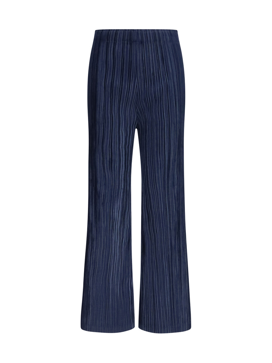 Gongdid Design 100% Polyester palazzo trousers in navy