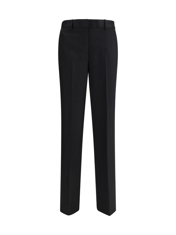 Lardini 100% Wool Ovis Aries trousers in black