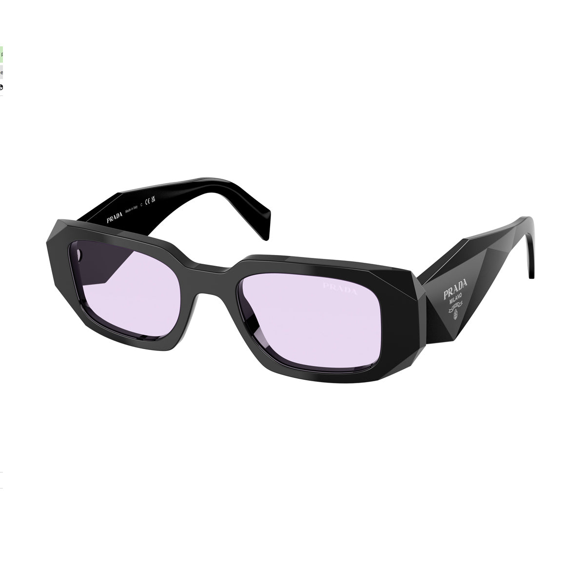 Prada PR17WS Symbole 16K40J Black Nero Acetate Occhiali Da Sole