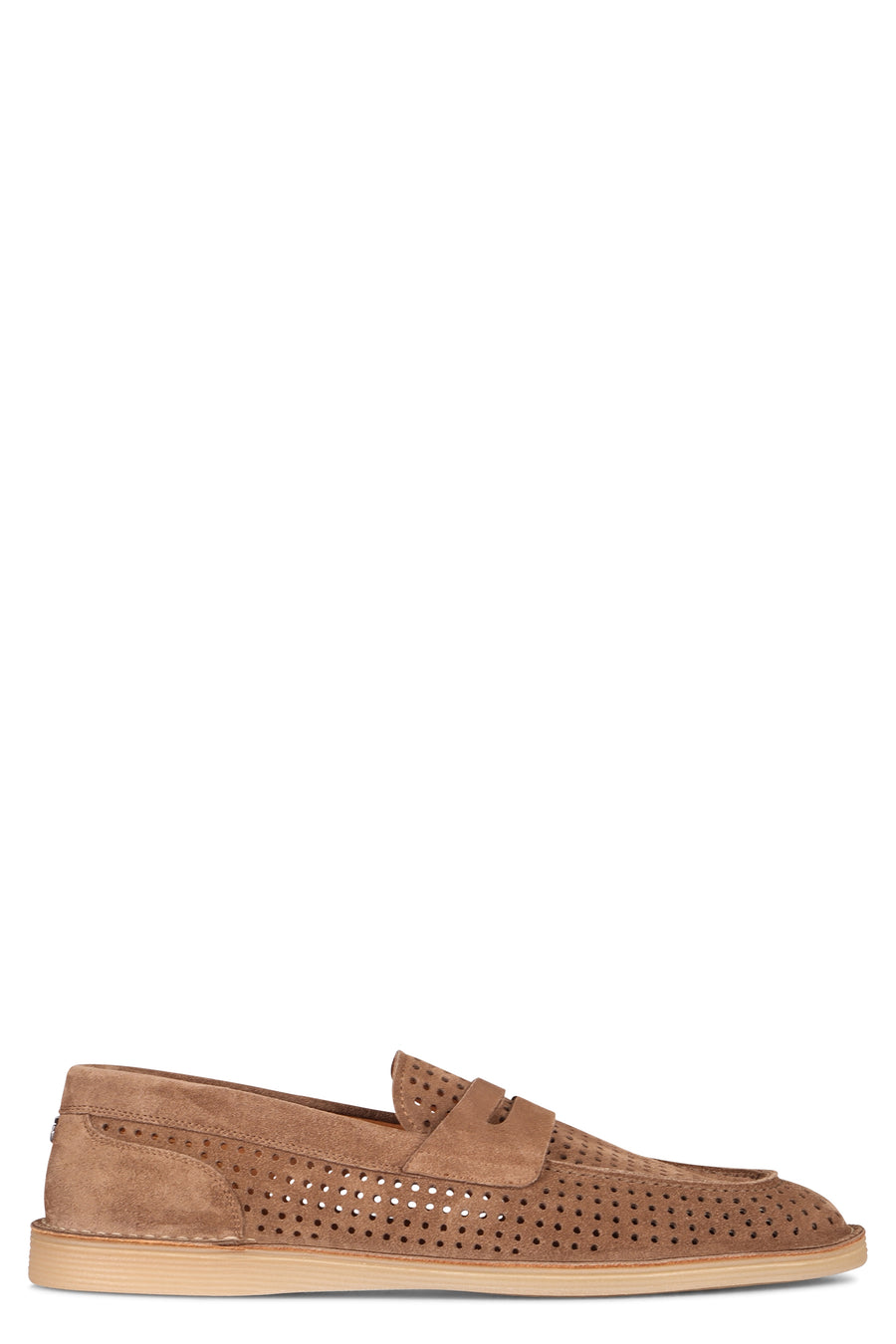 Suede Loafers Hazelnut Calfskin