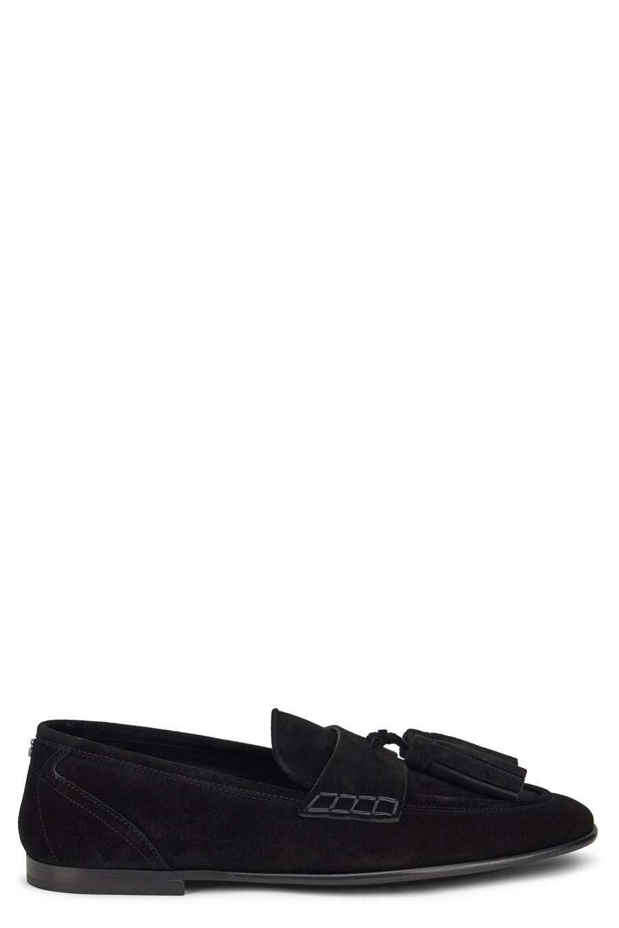 Moccasin Ariosto Black Suede Leather Loafers