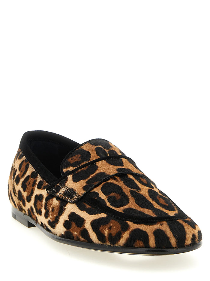 Ariosto slipper Brown Calfskin Leather (bos Taurus) Loafers