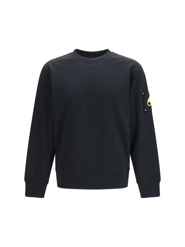 Moose Knuckles 100% Cotton sweatshirt in black