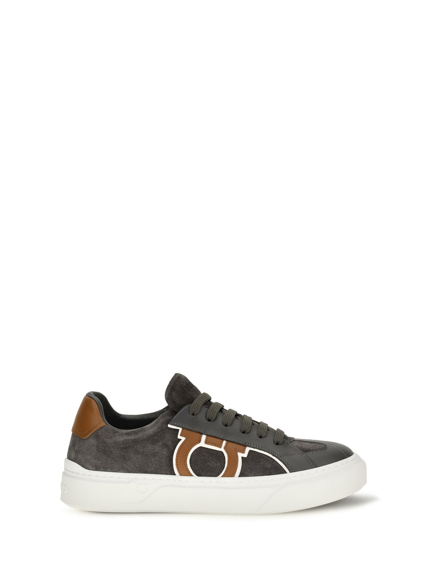 Gancini Sneakers Daytona Grey Upper: Suede; Sole: Rubber