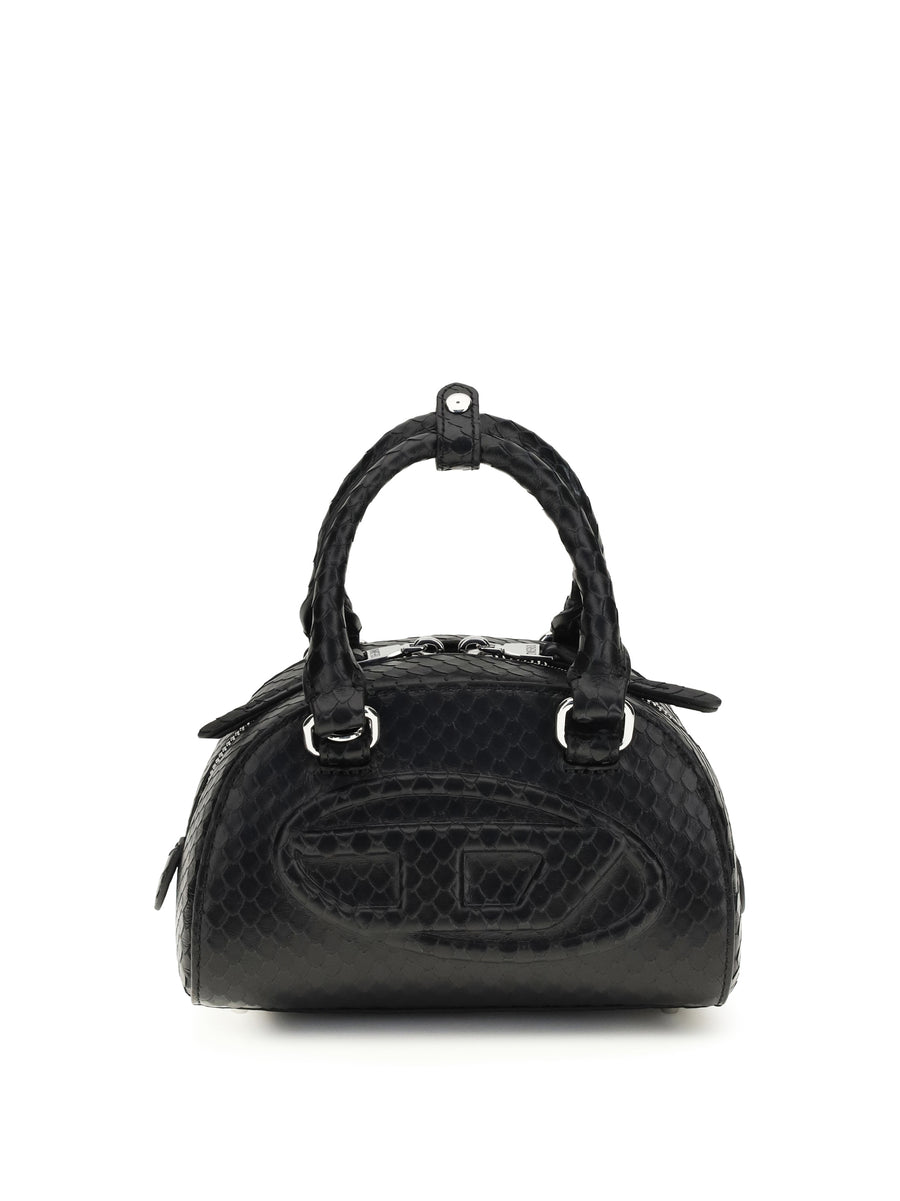 Diesel 100% Calf Leather (Bos Taurus) top handle bag in black