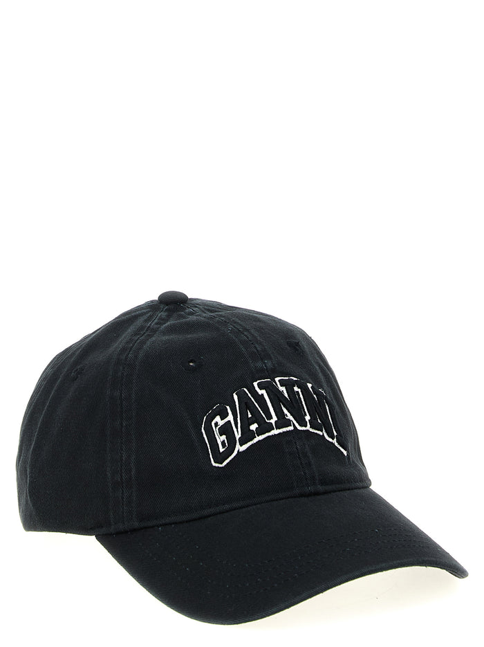 Canvas Cap Black Organic Cotton Hat