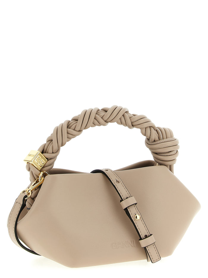 Bou Bag Mini Handbag Gray Lh Pu Pl Hand