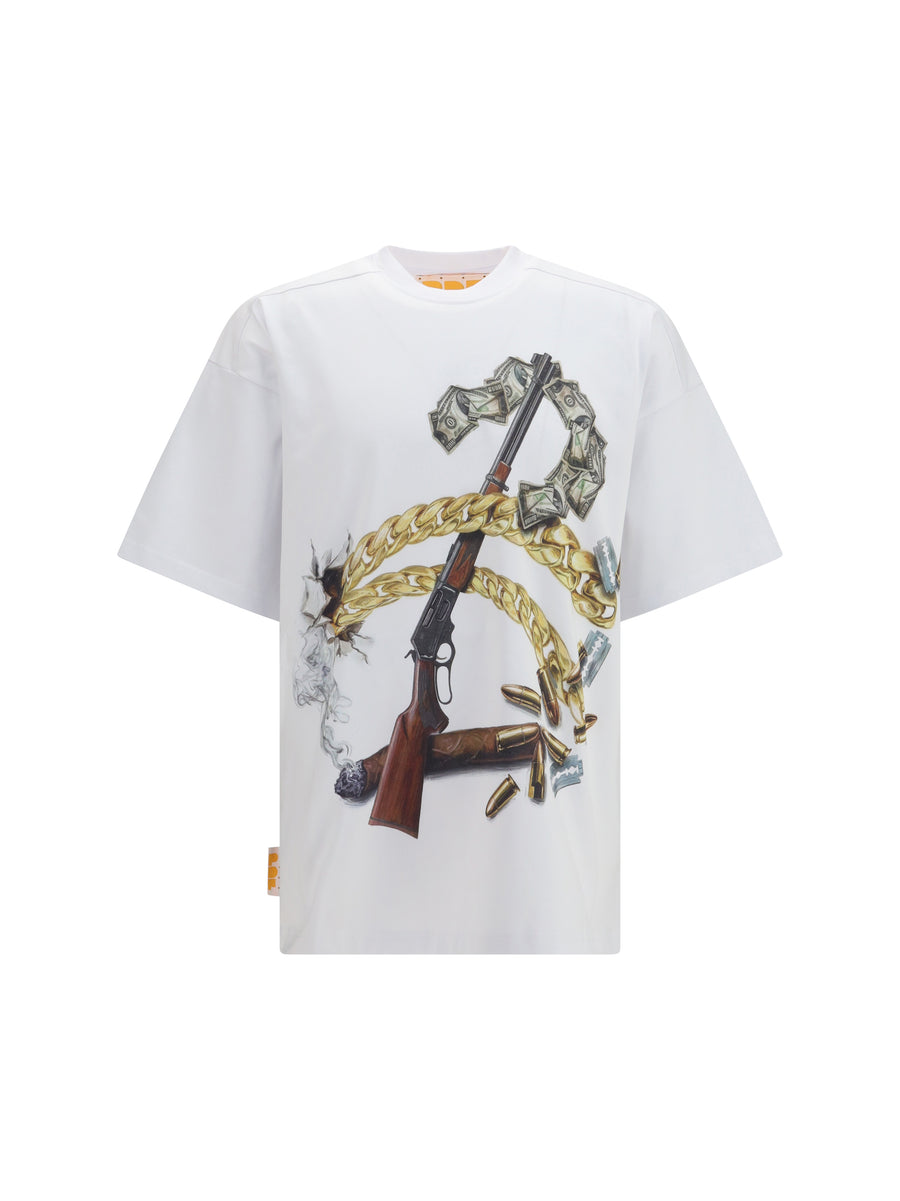 New Boy Gun Cotton T-Shirt White T-shirts