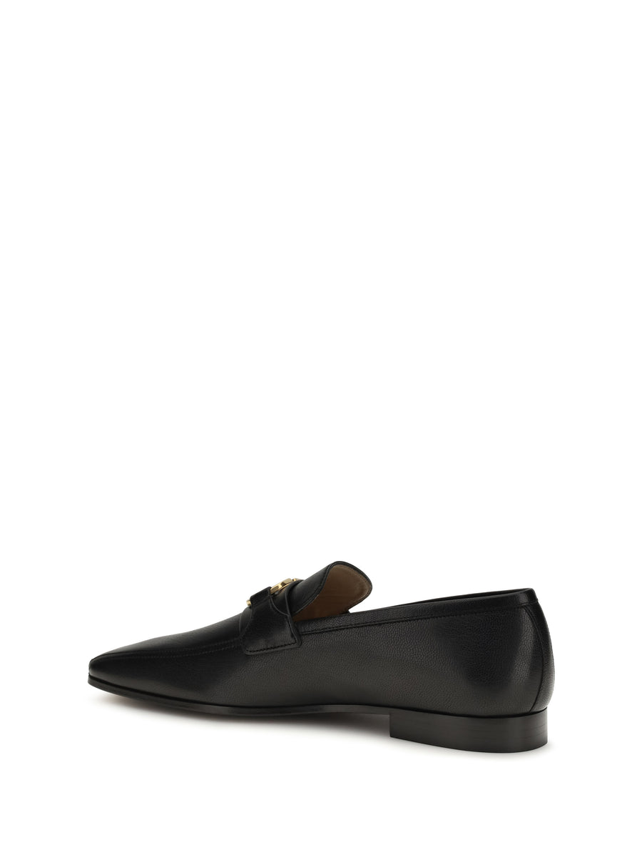 Loafers Vlogo Black Goatskin