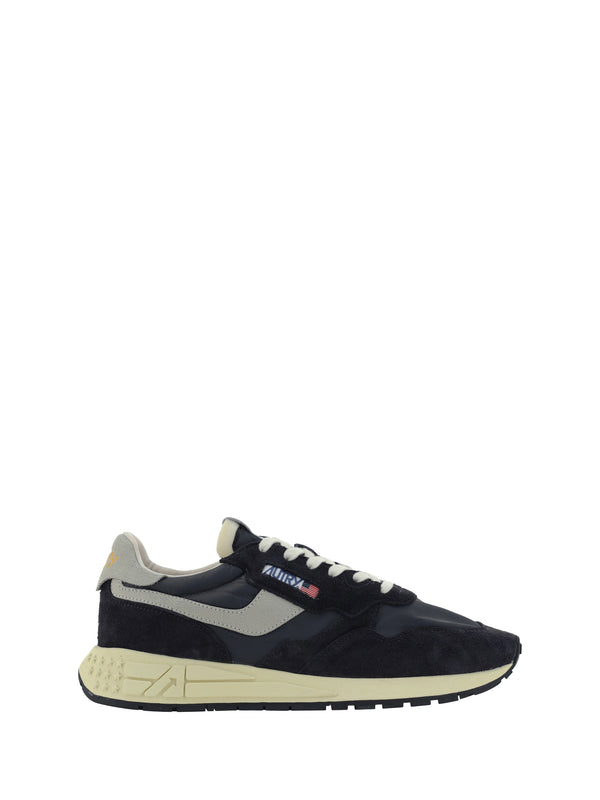 Autry 25% calf leather sneaker in black