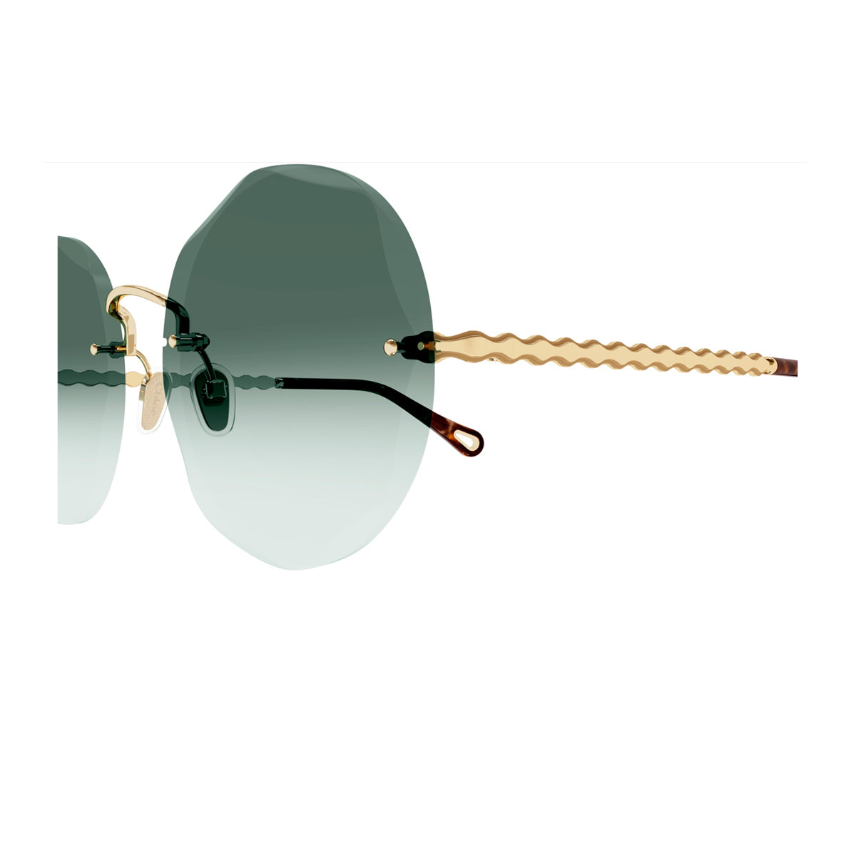 Chloé CH0254S Linea 003 Gold Green Oro Metal Occhiali Da Sole