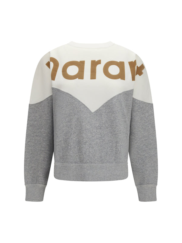 Marant Etoile 88% cotton sweatshirt in gray