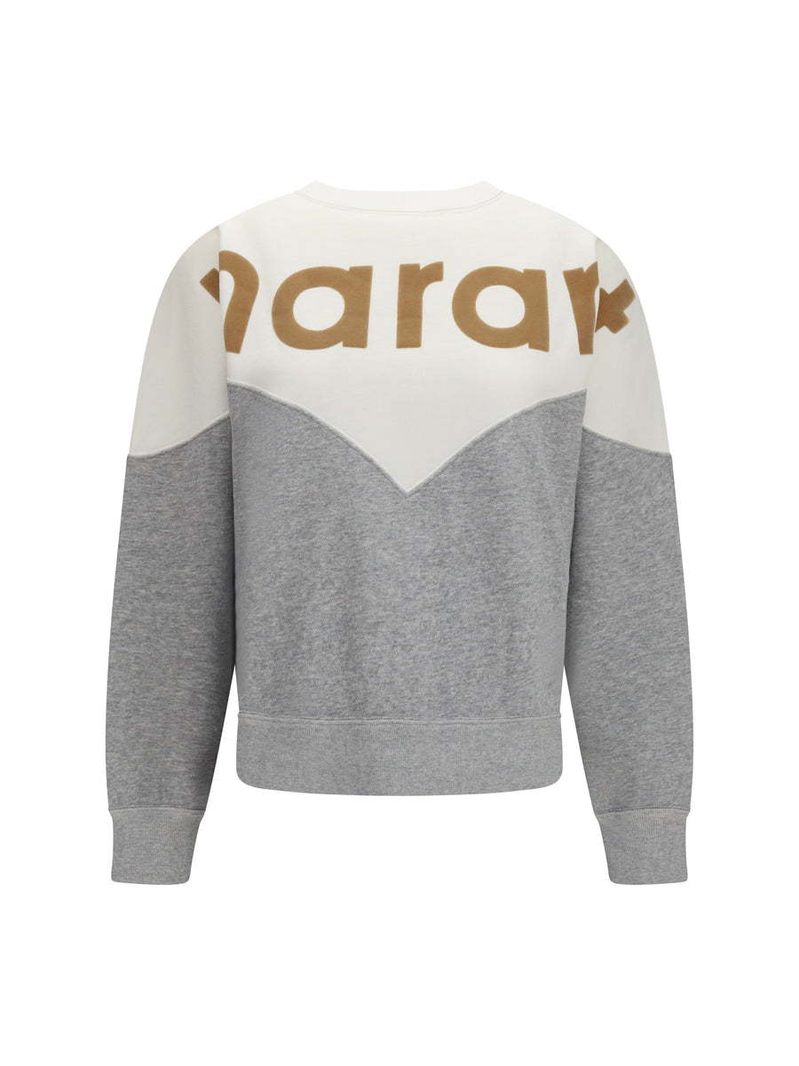 Marant Etoile 88% cotton sweatshirt in gray