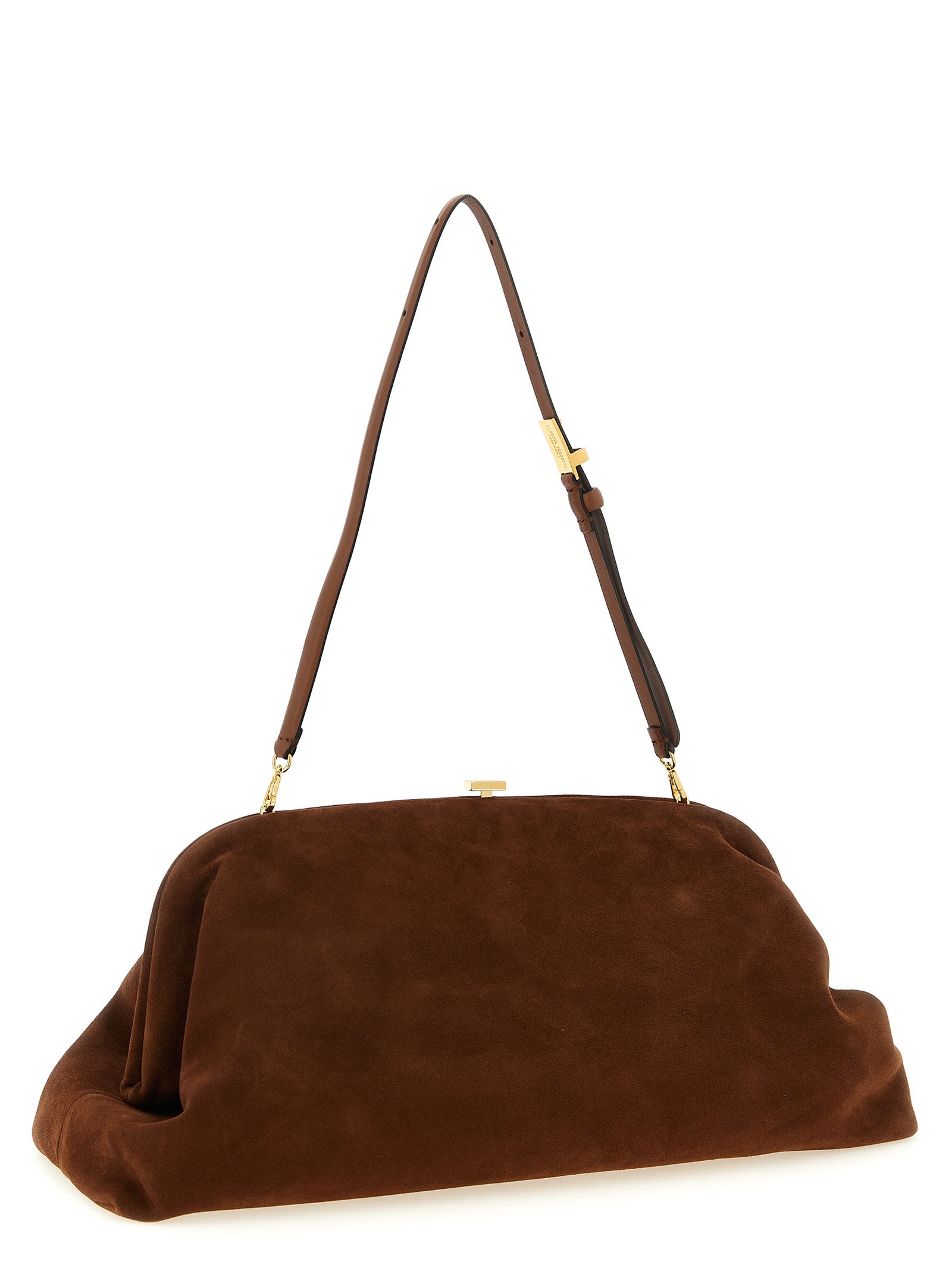 Maxi pouch Brown Leather Clutch