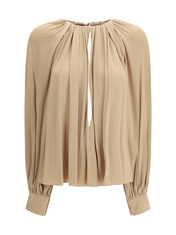 Ferragamo 93% Viscose; 7% Elastane blouse in beige