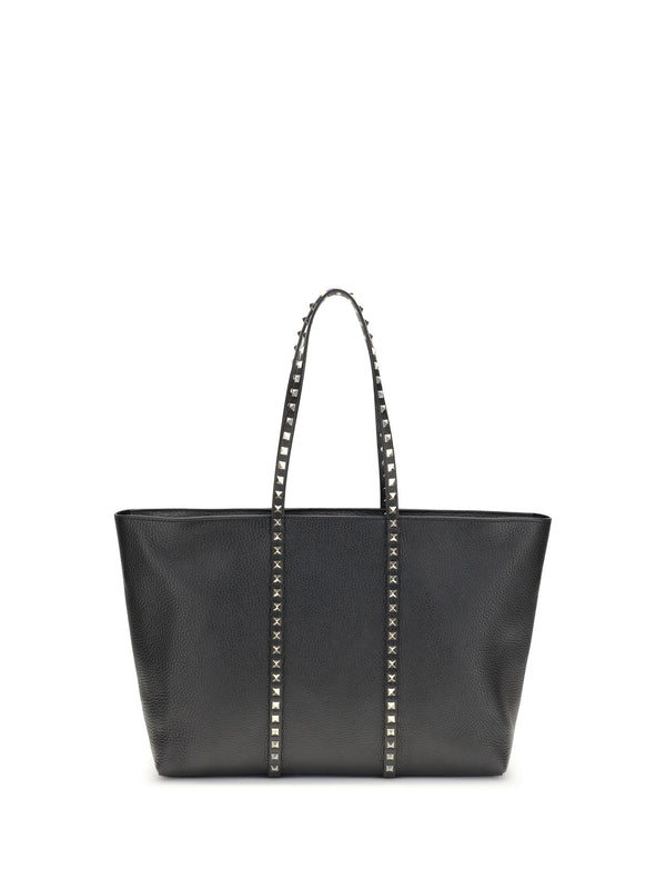 Valentino Garavani 100% Calf Leather Bos Taurus tote bag in black