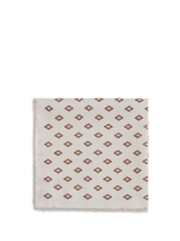 Brunello Cucinelli 100% Silk scarf in beige