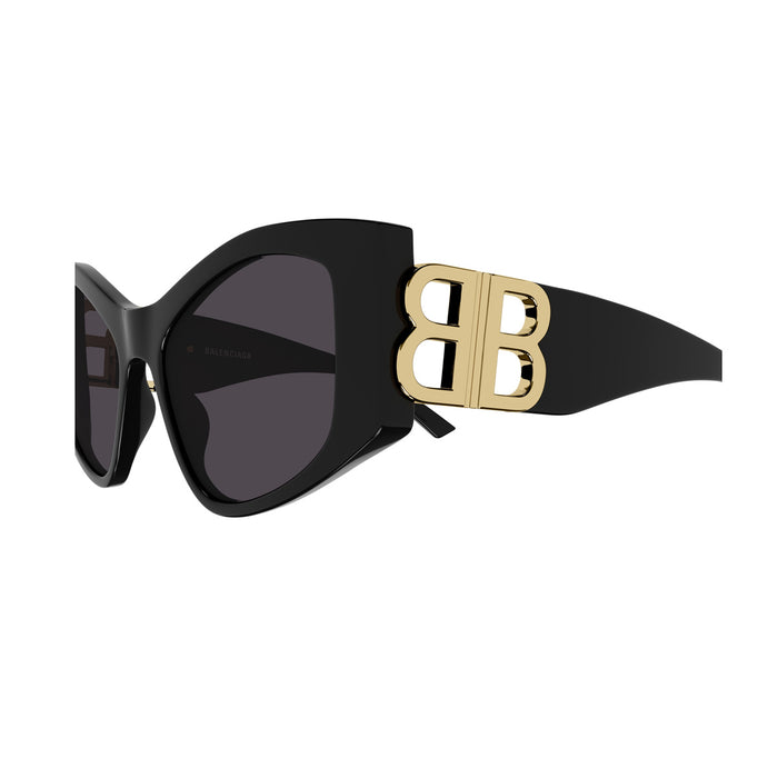 BB0287S 001 Nero Acetate Occhiali Sole