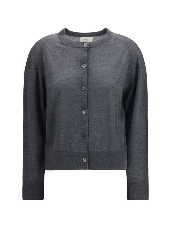 Loulou De Saison 100% Cashmere cardigan in gray