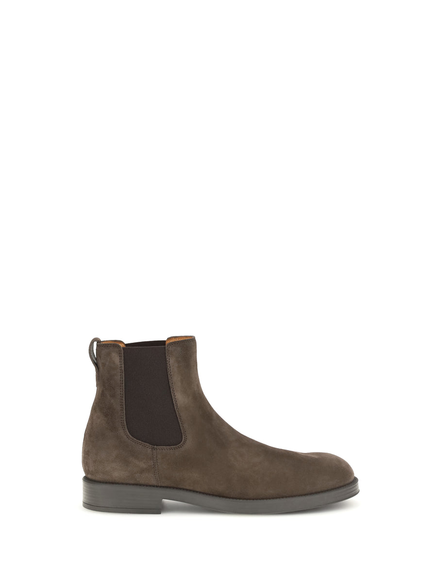 Tod's 100% calf leather chelsea boot in brown