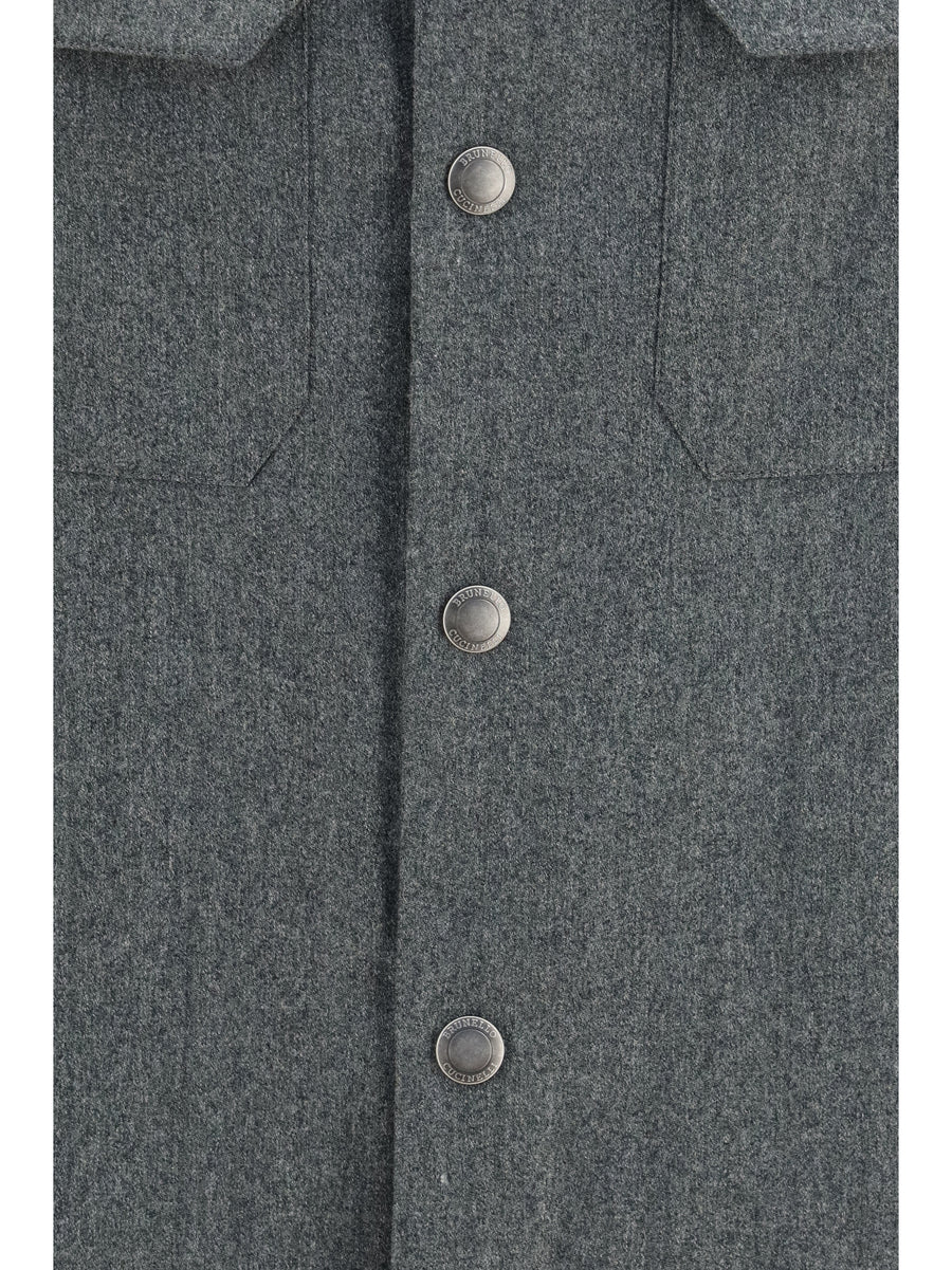 Shirt Virgin Wool Forest Green Fleece (ovis Aries)
