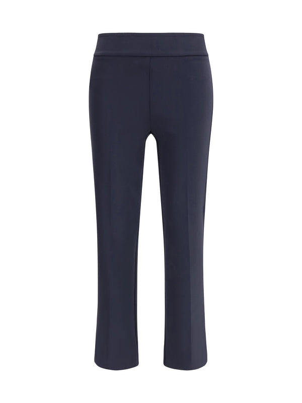 Avenue Montaigne 86% Polyamide trousers in navy