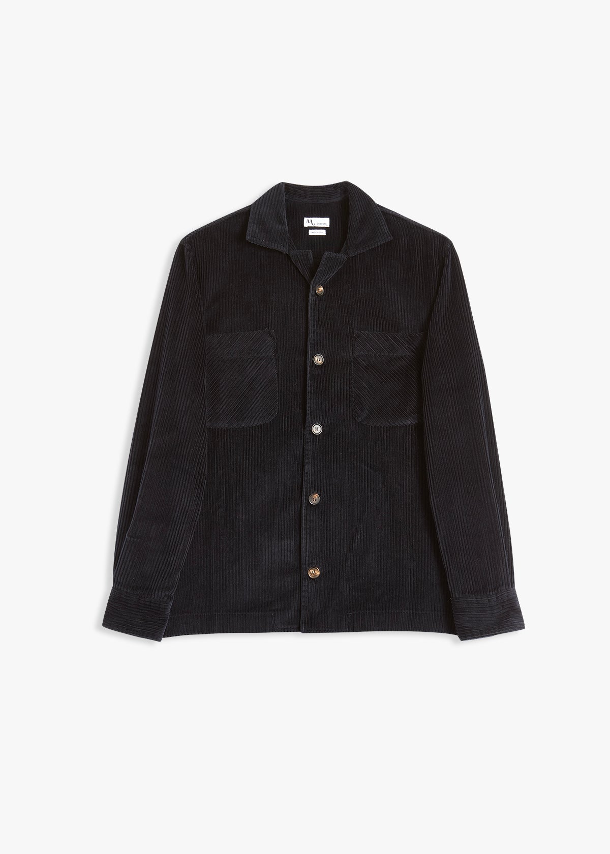 Aabba Corudroy Overshirt Navy Shirt