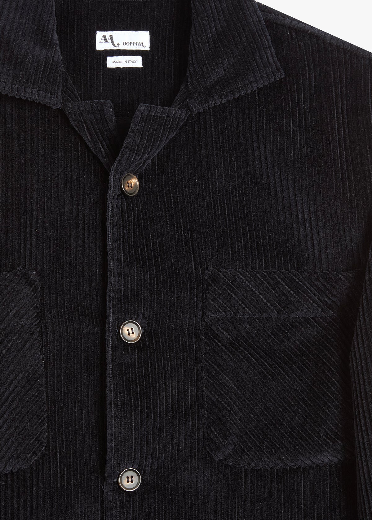 Aabba Corudroy Overshirt Navy Shirt