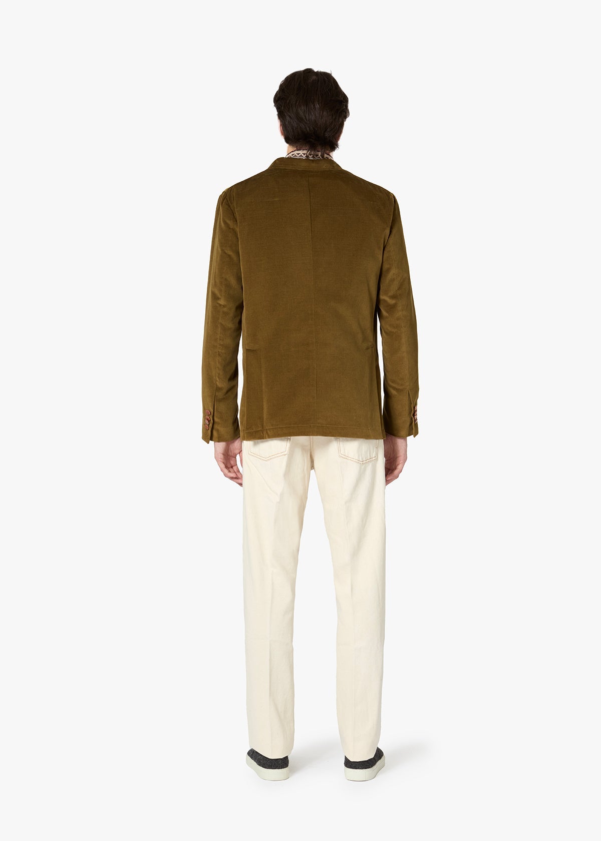 Aabenzio Single-Breasted Jacket With Flap Pockets Green Coats &