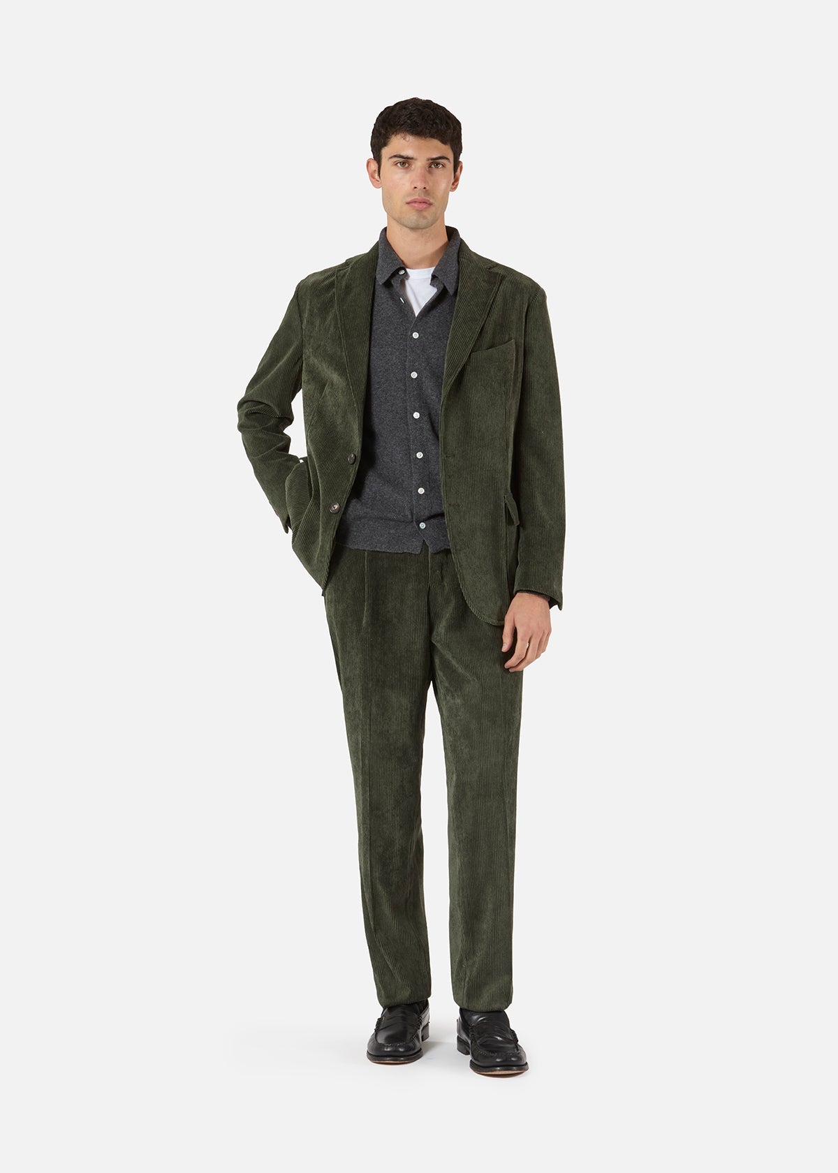 Aabiboant Corduroy Suit Green