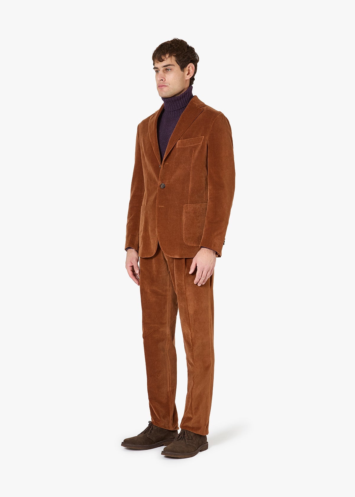 Aabiboant Velvet Suit Brown