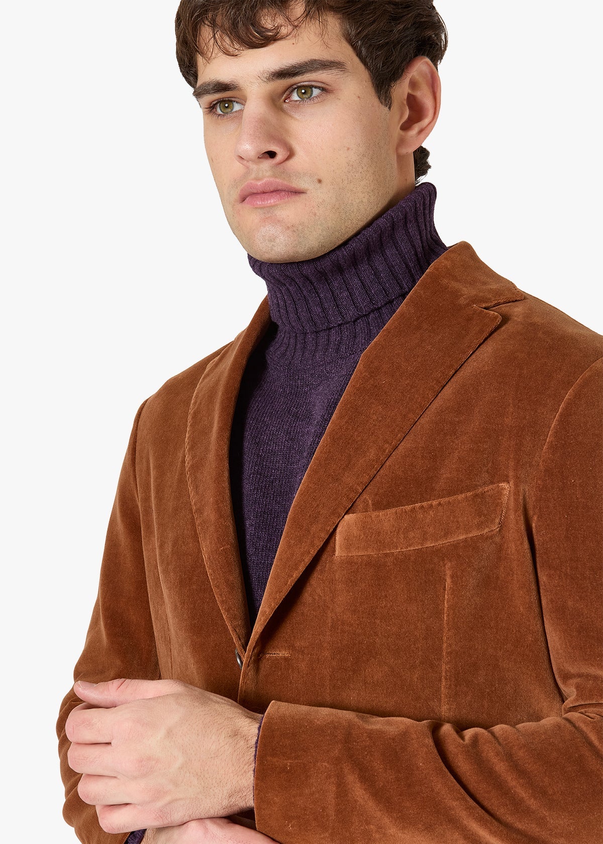 Aabiboant Velvet Suit Brown