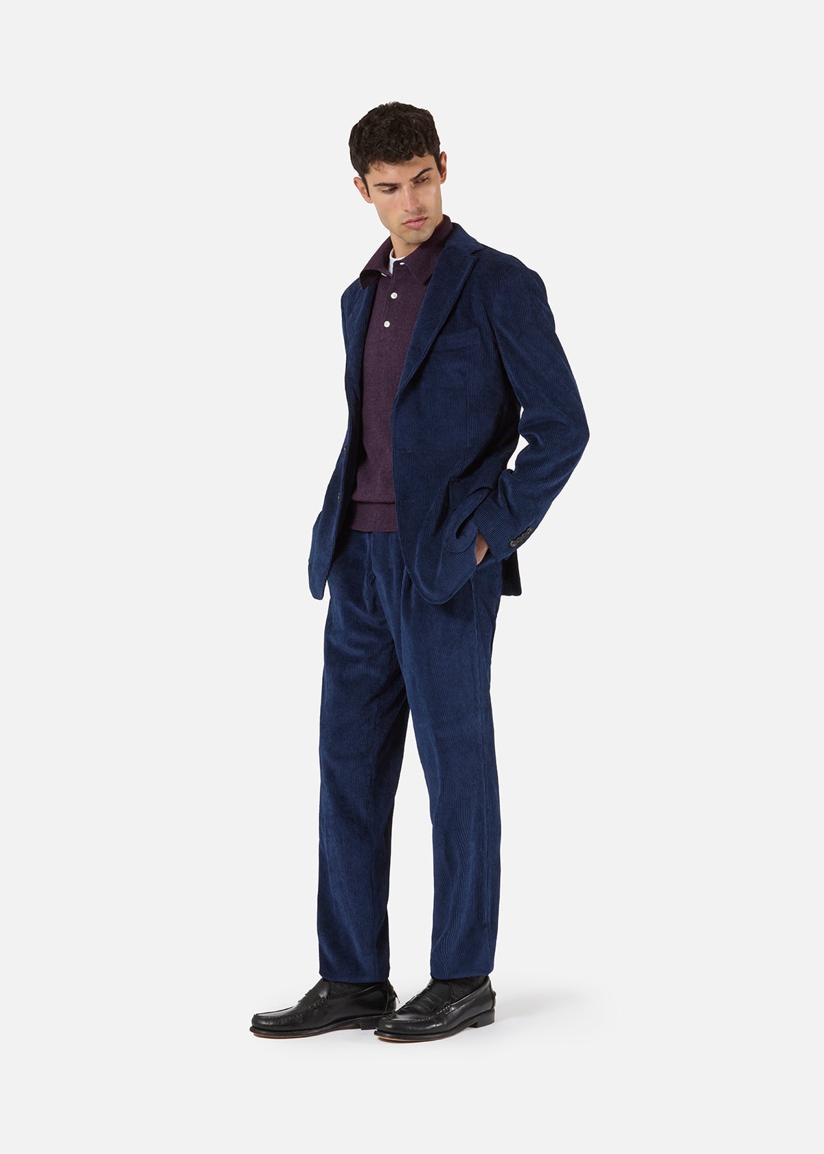 Aabiboant Corduroy Suit Navy