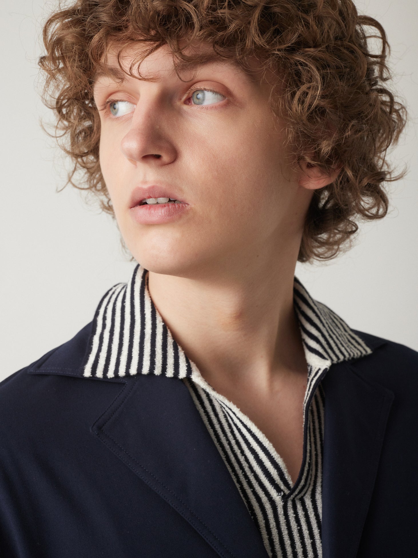 Aabigail Cotton Overshirt Blue Coats & Jackets