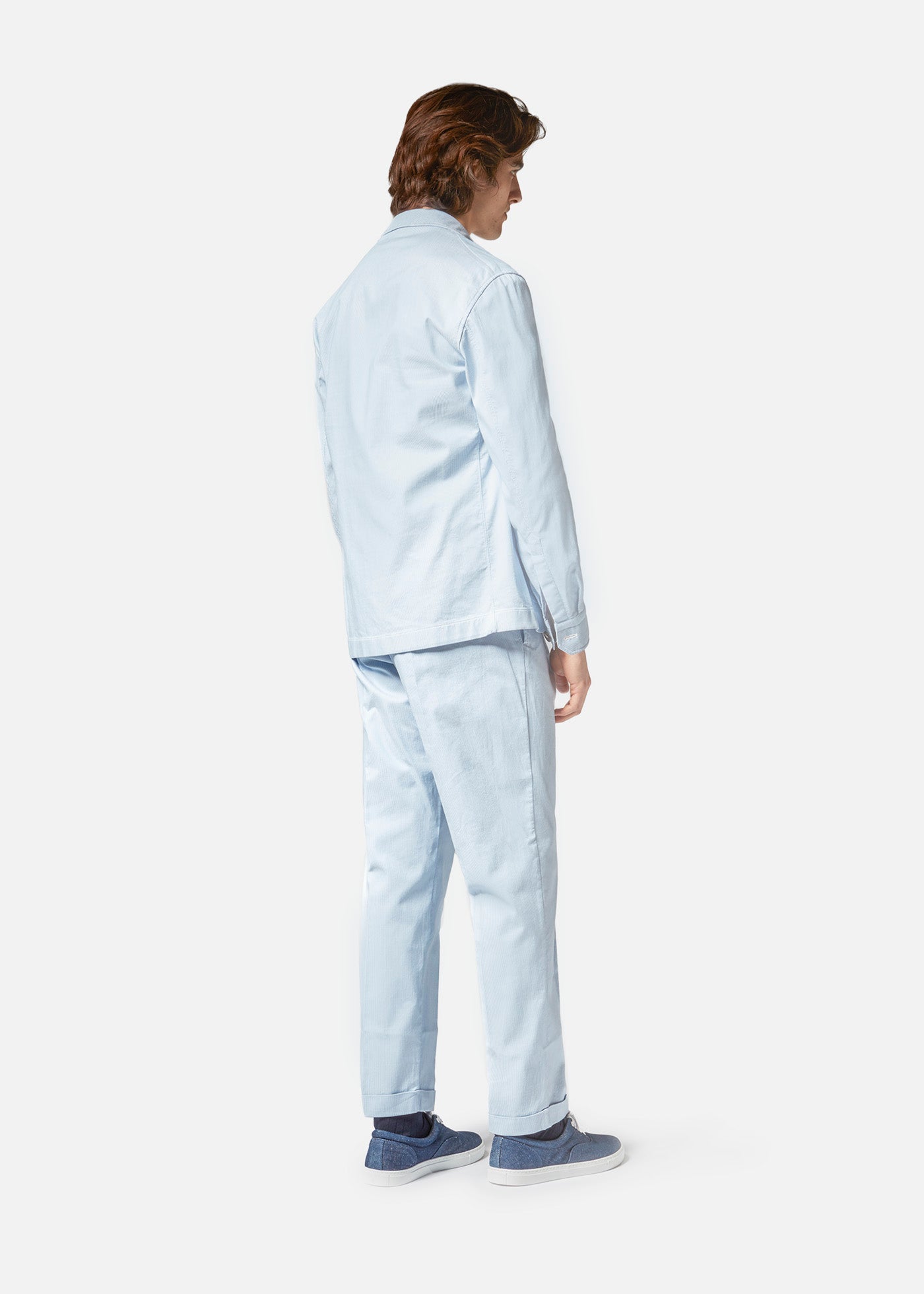 Aabigail Lightweight Cotton Jacket Lightblue Coats &