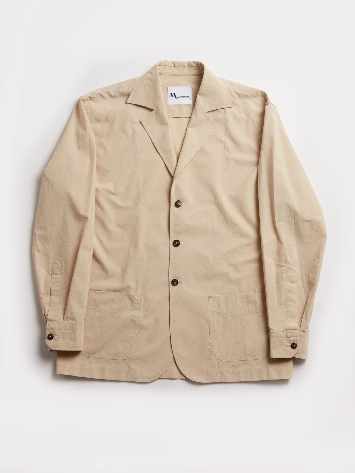 Aabigail Unlined Shirt-Jacket Beige Coats & Jackets