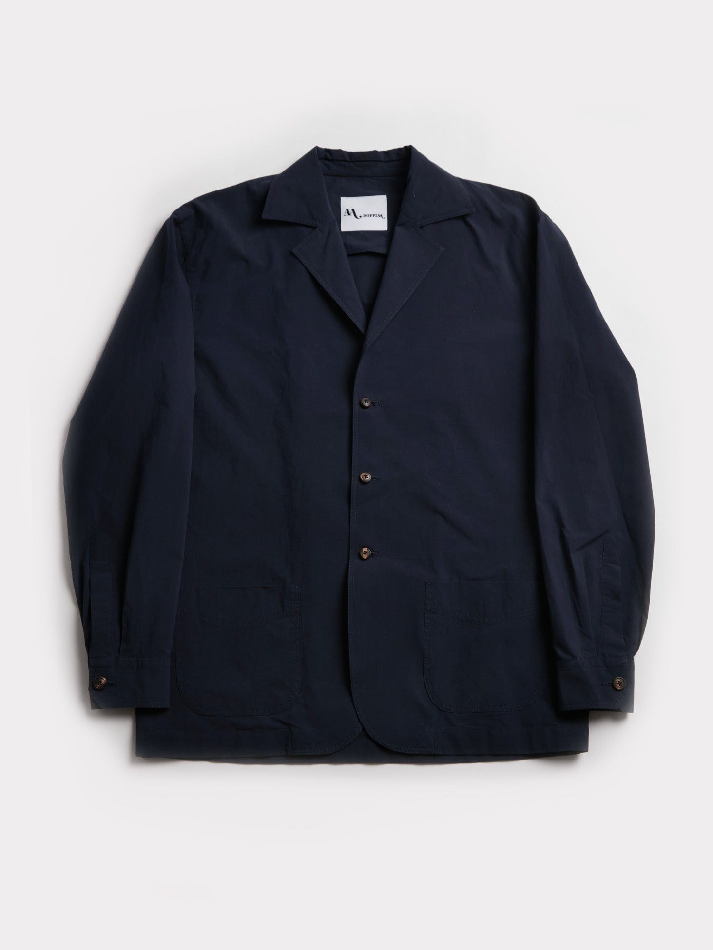 Aabigail Unlined Blue Shirt-Jacket Coats & Jackets