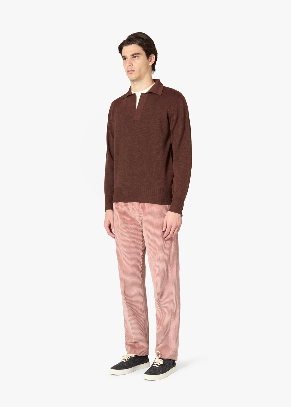 Aacero 5 Pockets Corduroy Trousers Pink