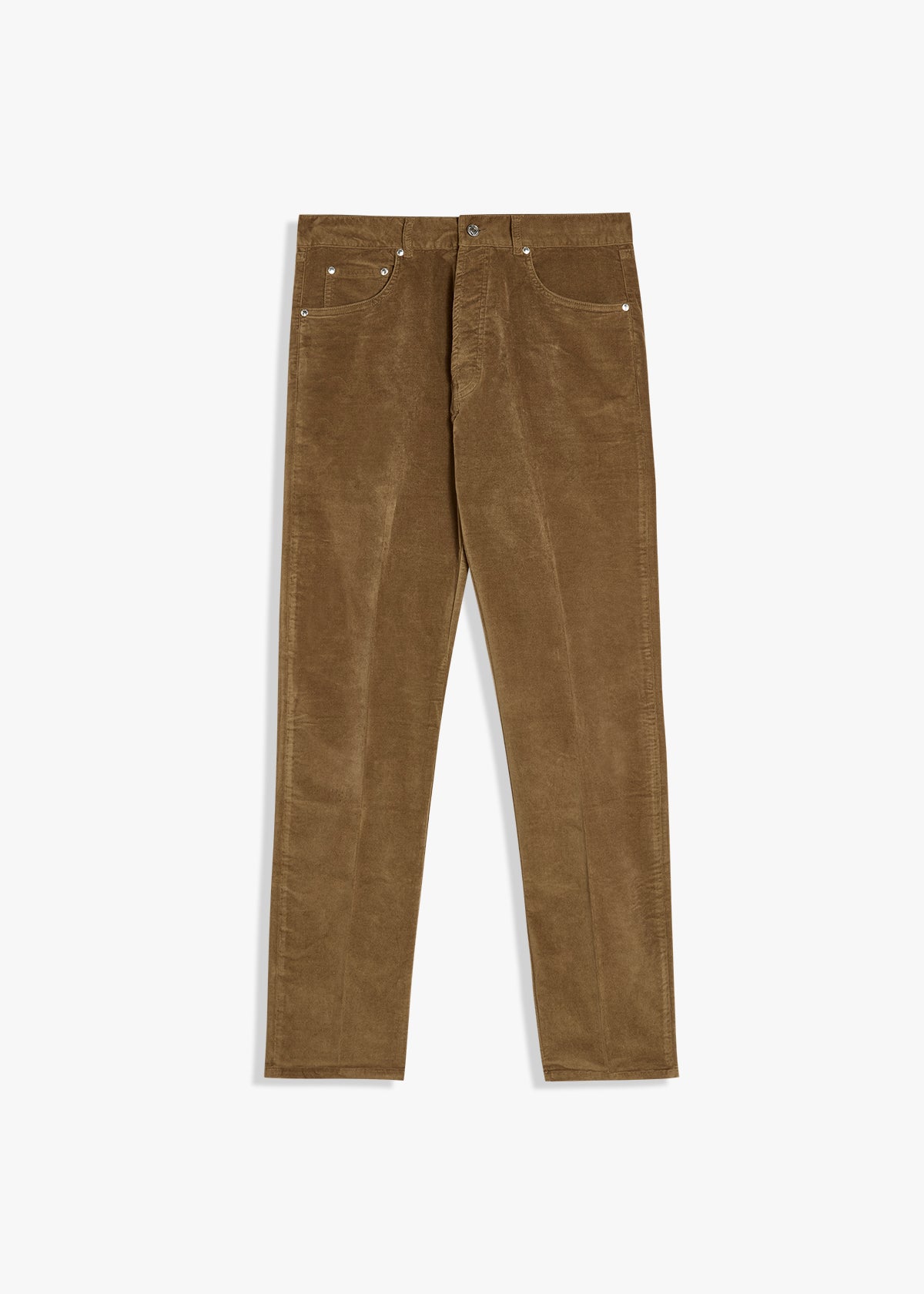 Aacero Cotton Velvet Trousers Beige
