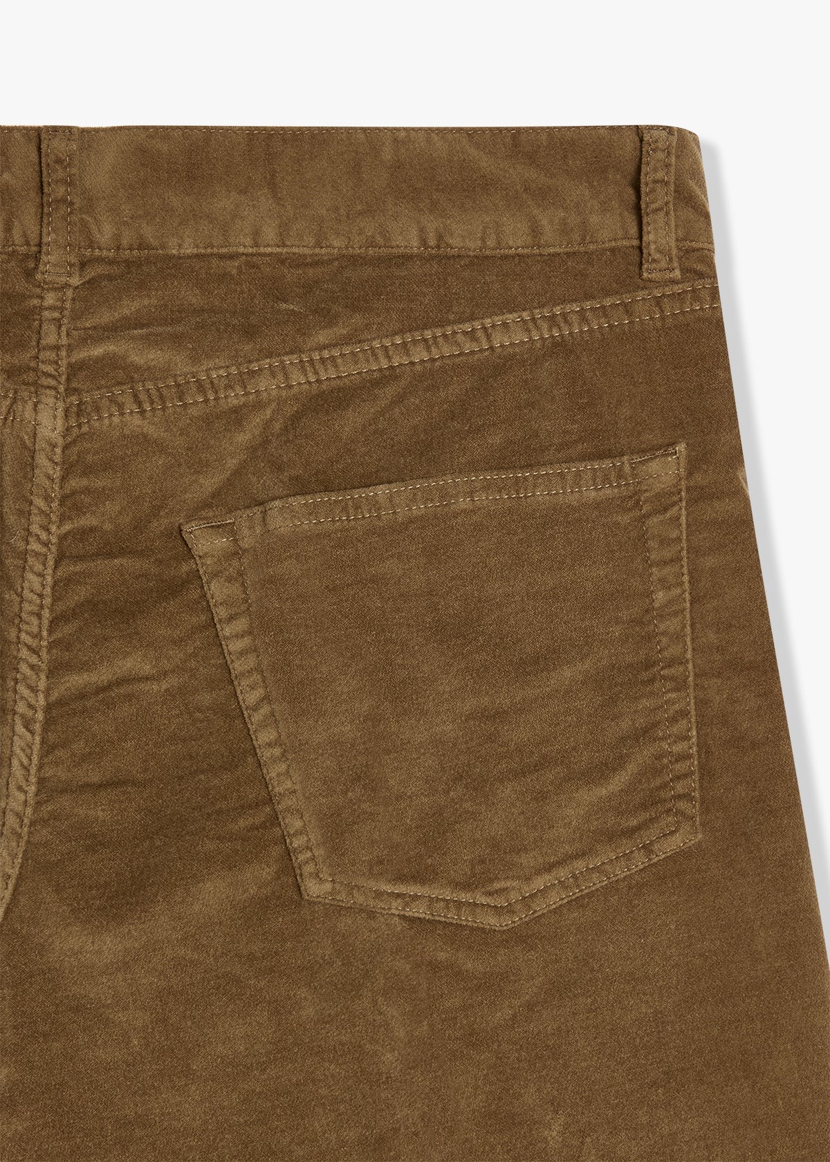 Aacero Cotton Velvet Trousers Beige