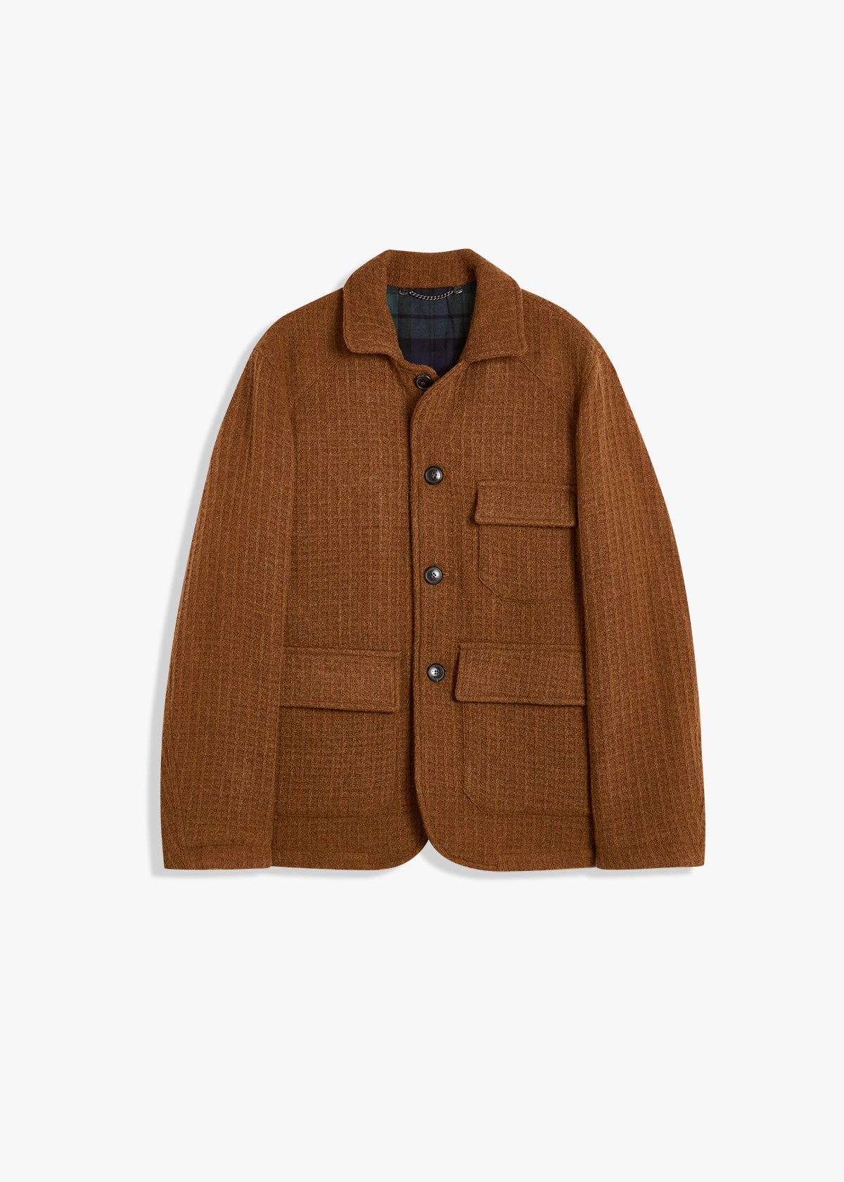 Aaderbale Virgin Wool Jacket Brown Coats &
